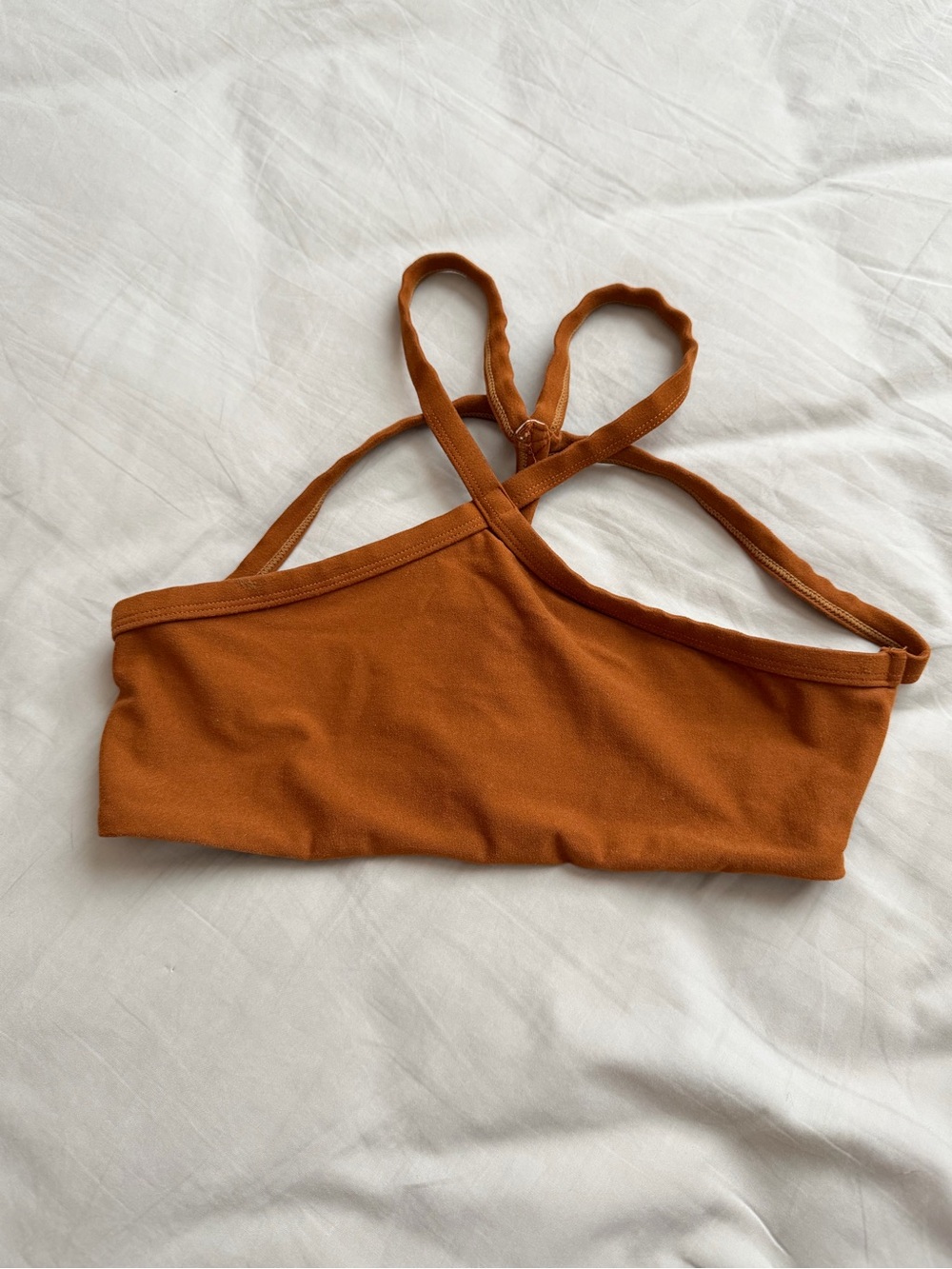 WOLVEN active bra in rust